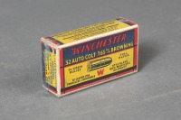 1 Bx Vintage Winchester .32 AC/7.65mm Ammo - 2