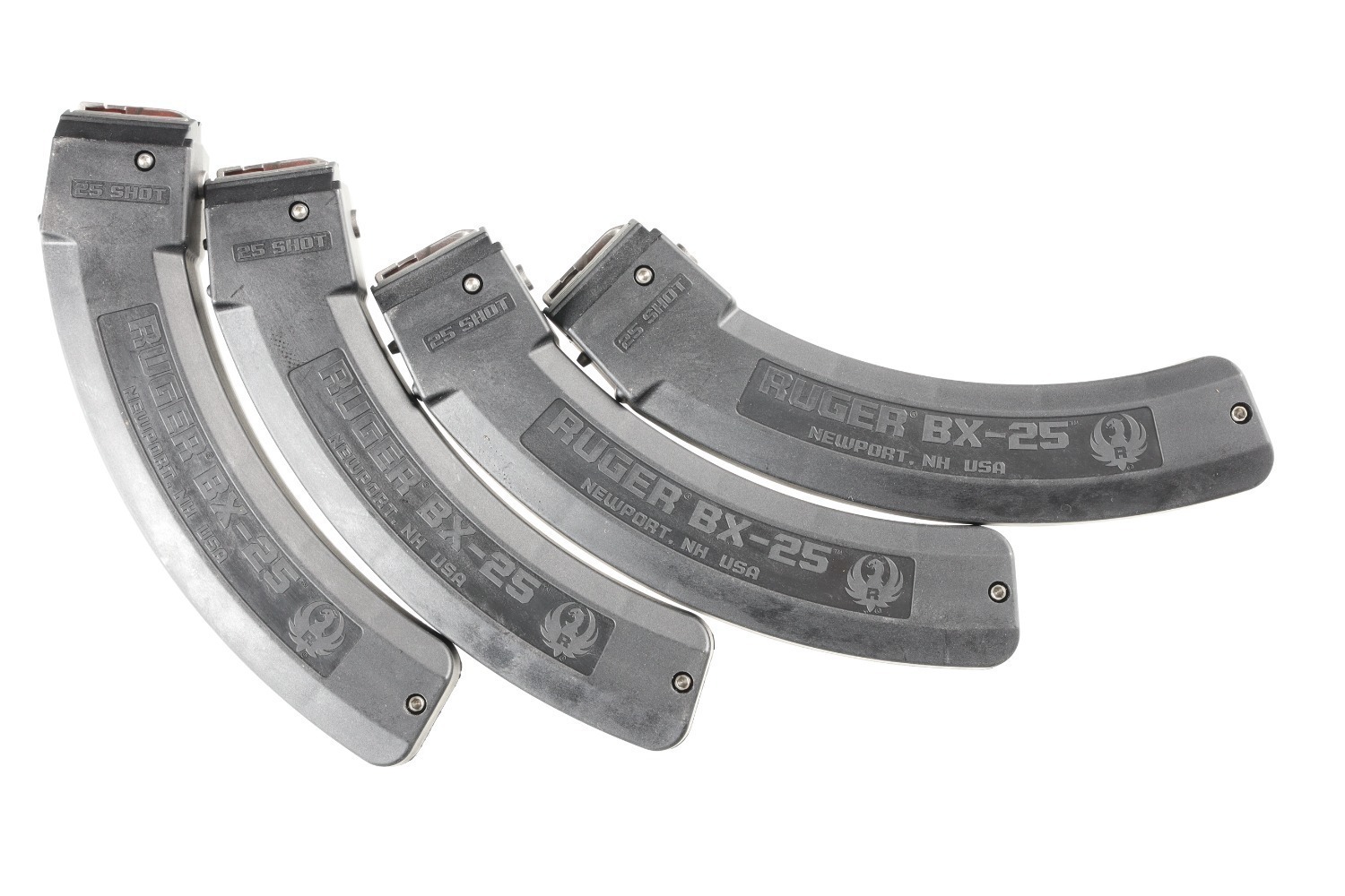 4 Ruger BX-25 magazines