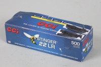 9 Boxes CCI Stinger 22 lr Ammo