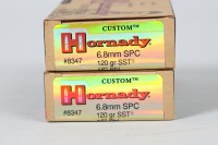 2 bxs Hornady 6.8mm Spc ammo - 2