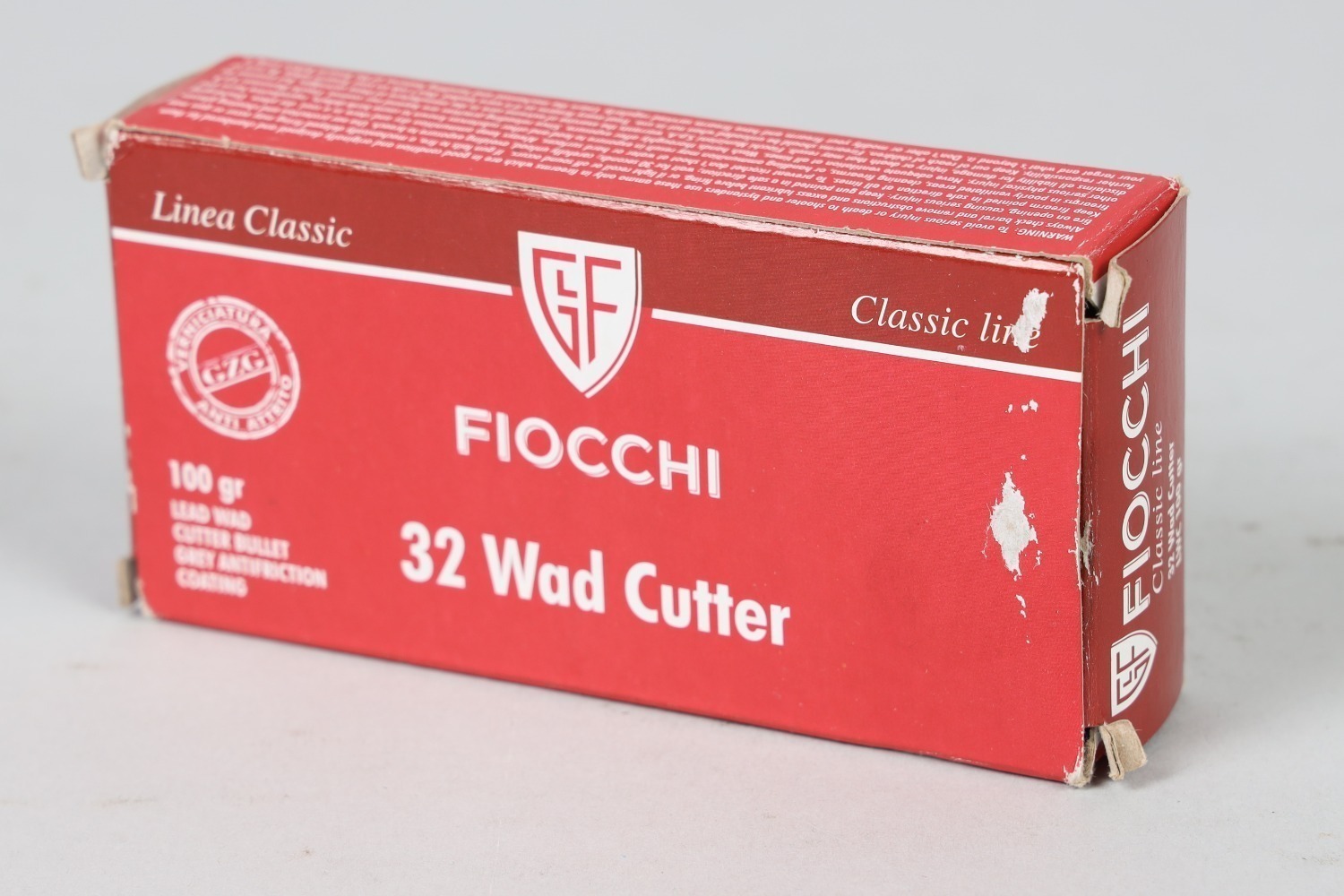 1 bx Fiocchi .32 wad cutter ammo