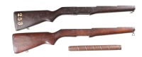 2 M1 Garand stock and 1 handguard