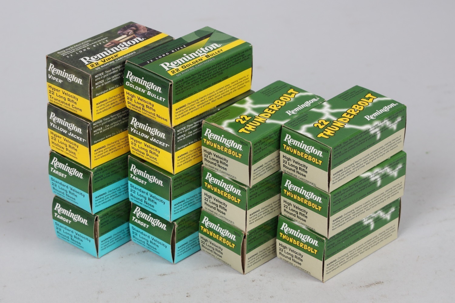 14 Boxes of Remington .22 lr Ammo