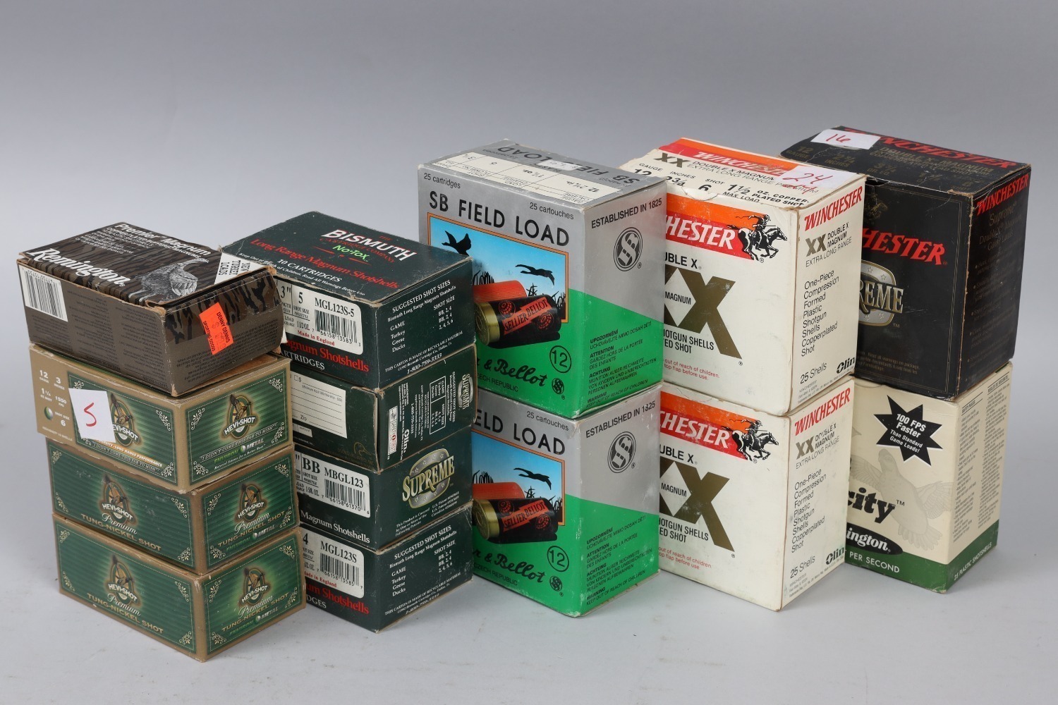 14 Boxes of Assorted 12ga Shells