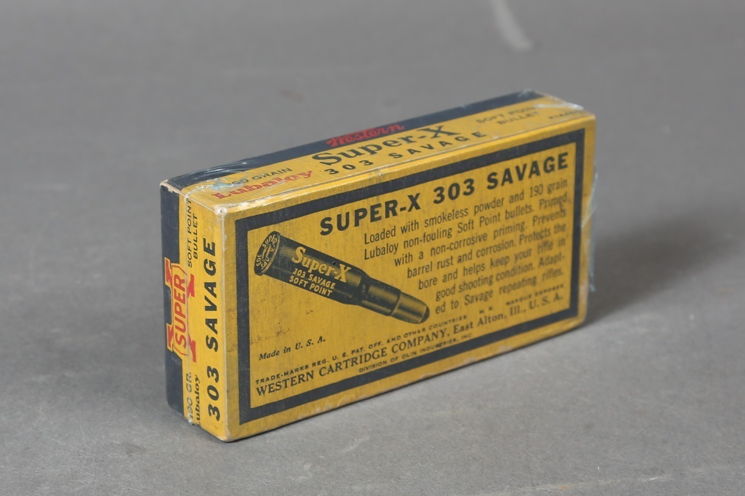 1 Bx Vintage Western .303 Savage Ammo