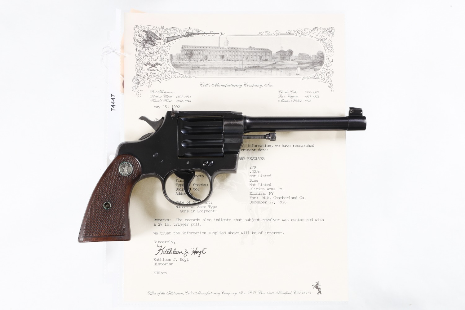 Colt Camp Perry Pistol .22 lr