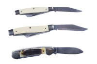 3 Schrade Folding Knives - 2