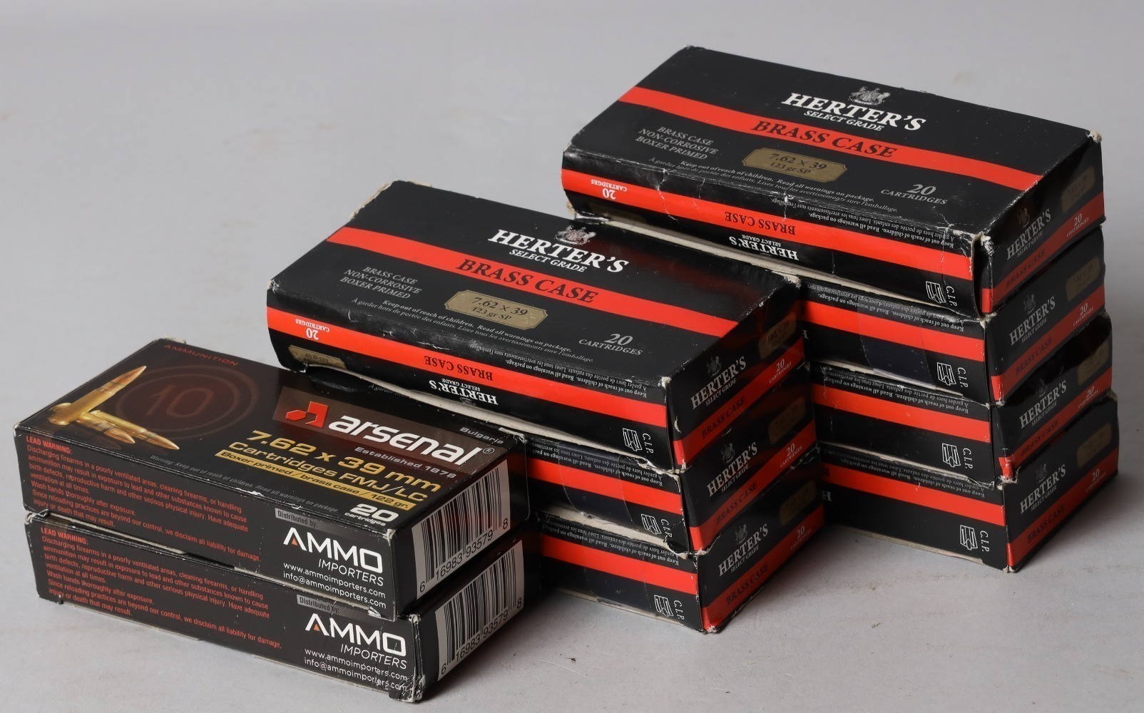 9 Bxs Herter/Arsenal 7.62 x 39mm Ammo