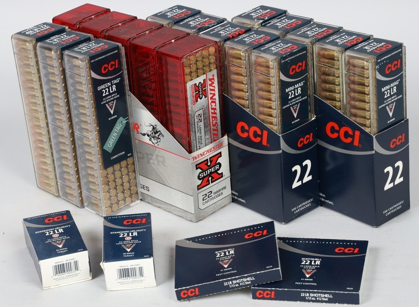 22 Bxs CCI/Winchester .22lr Ammo