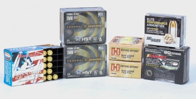 7 Bxs of Assorted 9mm Ammo