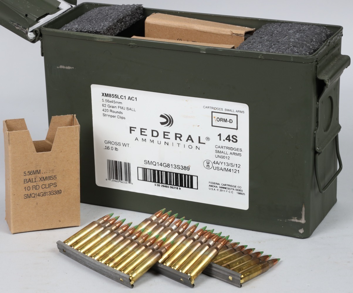 Factory Ammo Can of Federal 5.56x45mm Ammo